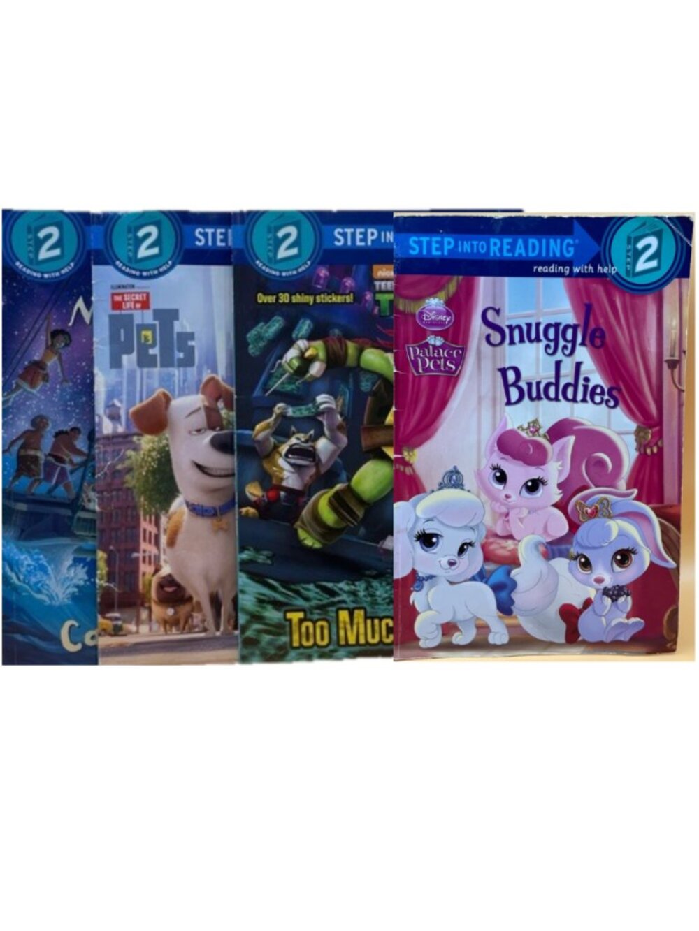 Set of 4 Step into Reading Books - Reader Step 2 (Preschool-Grade 1)